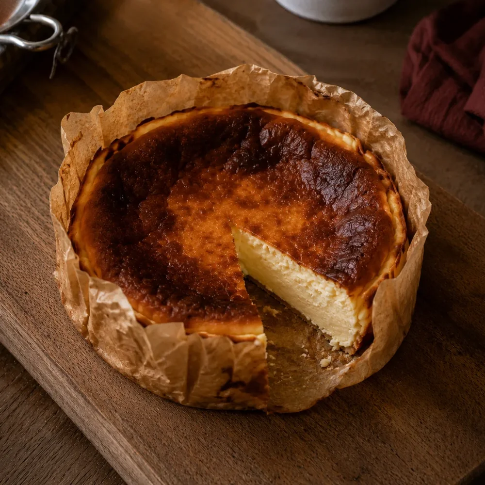 Basque Cheesecake — classic dessert | Indulge Premium Desserts